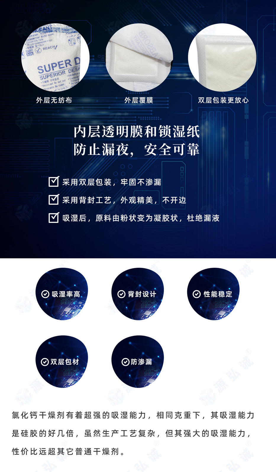 氯化鈣干燥劑 氯化鈣干燥劑